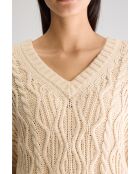 Jersey extragrande Gesk marfil