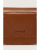 Sac en Cuir Sicoco cognac - 21x6x13 cm