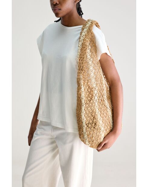 Sac Imarc rayé naturel