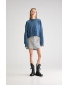 Slenni blauer Jeans-Sweatshirt