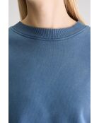 Slenni blauer Jeans-Sweatshirt