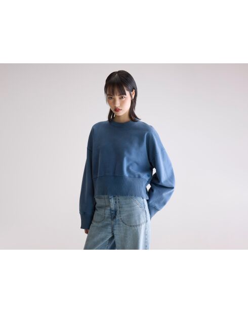 Slenni blauer Jeans-Sweatshirt