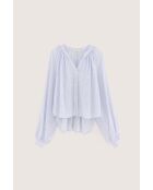 Chemisier Tonka rayée bleue
