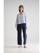 Chemisier Tonka rayée bleue