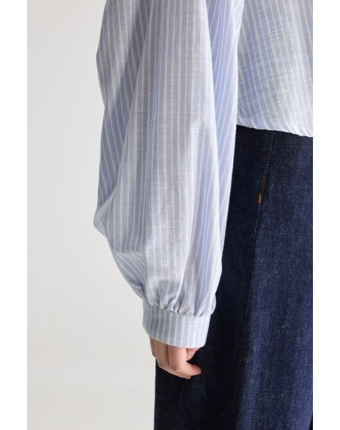 Chemisier Tonka rayée bleue