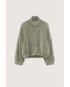 Sudadera Tallis con cremallera de eucalipto