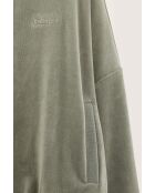 Sudadera Tallis con cremallera de eucalipto