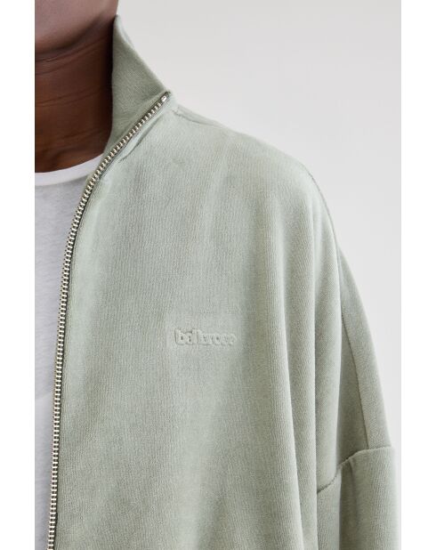 Sudadera Tallis con cremallera de eucalipto