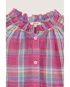 Blusa rosa de cuadros Cassis