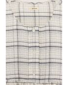 Blusa de cuadros beige Joao