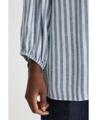 Chemisier Kylie rayée bleue