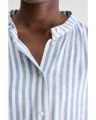 Chemisier Kylie rayée bleue