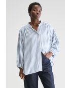 Chemisier Kylie rayée bleue