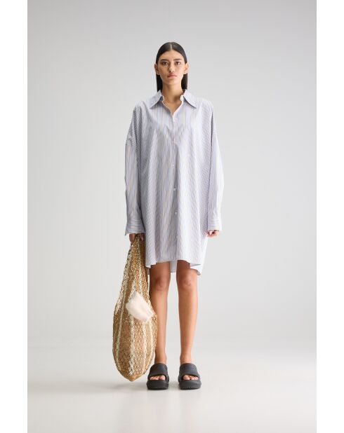 Robe Gita rayée multicolore