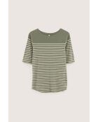 T-shirt Mias rayé vert