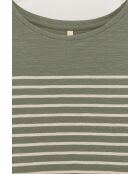 T-shirt Mias rayé vert