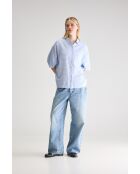 Chemisier Jessie rayé bleu