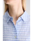 Chemisier Jessie rayé bleu