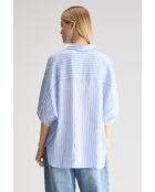 Chemisier Jessie rayé bleu