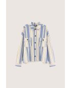 Sobrecamisa Parrish de rayas azules/blancas