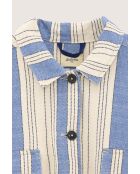 Sobrecamisa Parrish de rayas azules/blancas