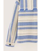 Sobrecamisa Parrish de rayas azules/blancas