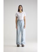 Jeans Perla usó azul claro