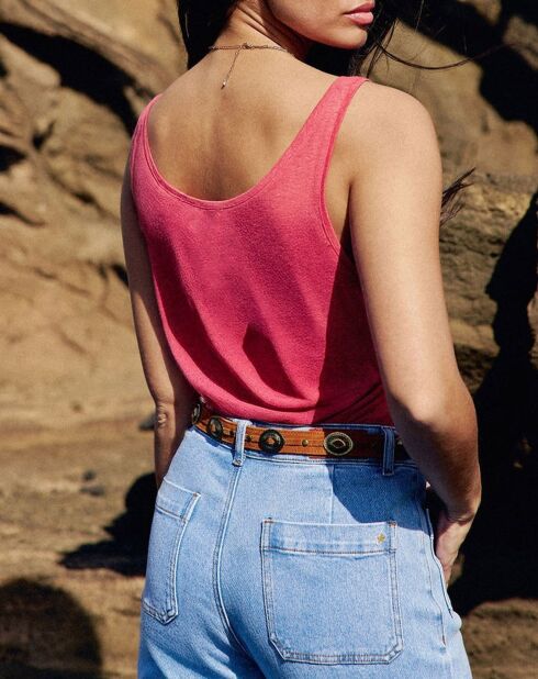 Canotta morbida rosa Diane