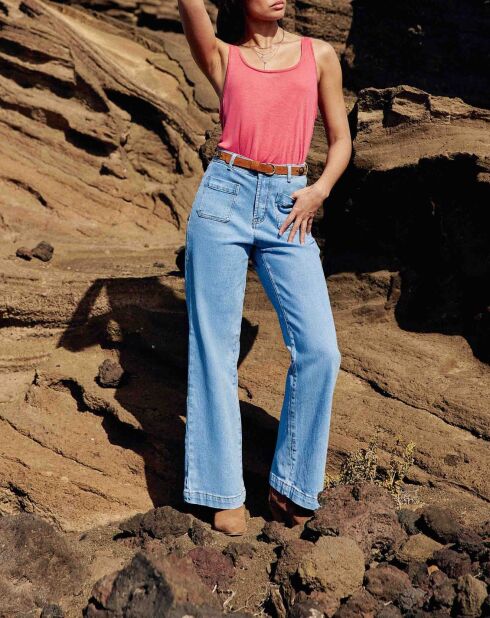 Canotta morbida rosa Diane