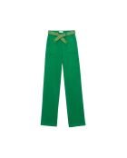 Marisol grüne Hose im Karottenschnitt