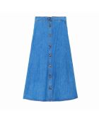 Jeansrock Joana Stone mit ausgestelltem Ausschnitt