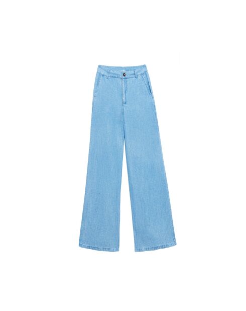 Perline stone rechte broek met hoge taille