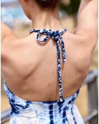 Langes, fließendes Kleid Renza mit Tie & Dye-Print