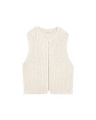 Gilet senza maniche bianco Créa