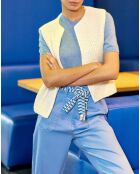 Gilet senza maniche bianco Créa