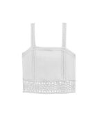 Débardeur coupe droite Dua blanc