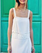 Débardeur coupe droite Dua blanc