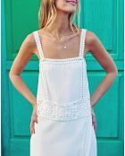 Débardeur coupe droite Dua blanc