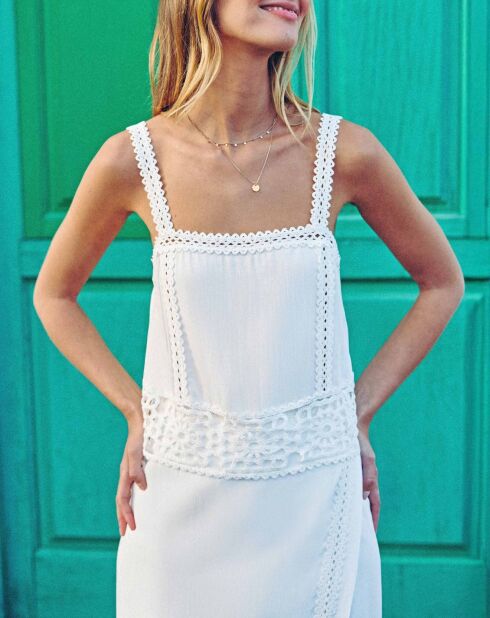 Débardeur coupe droite Dua blanc