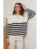 Beiger Iris-Pullover