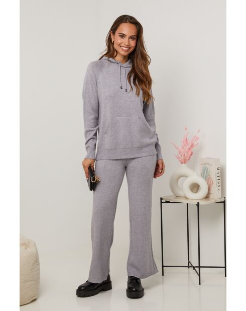 Grijze set met trui en broek van Marguerite