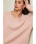 Rosafarbener Pullover Madeleine