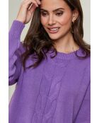 Maglione viola Adèle