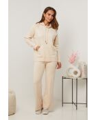 Marguerite beige set van trui en broek
