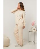 Marguerite beige set van trui en broek