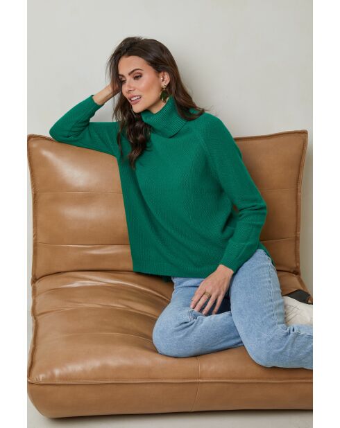 Pull Inès vert