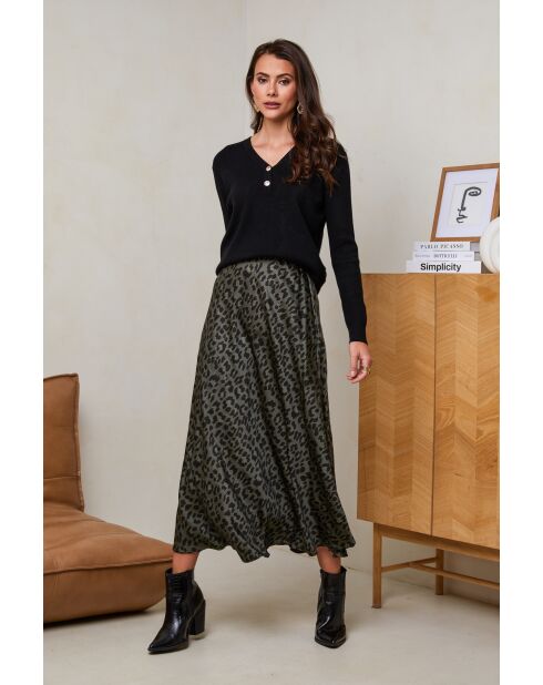 Yasmine schwarzer Pullover