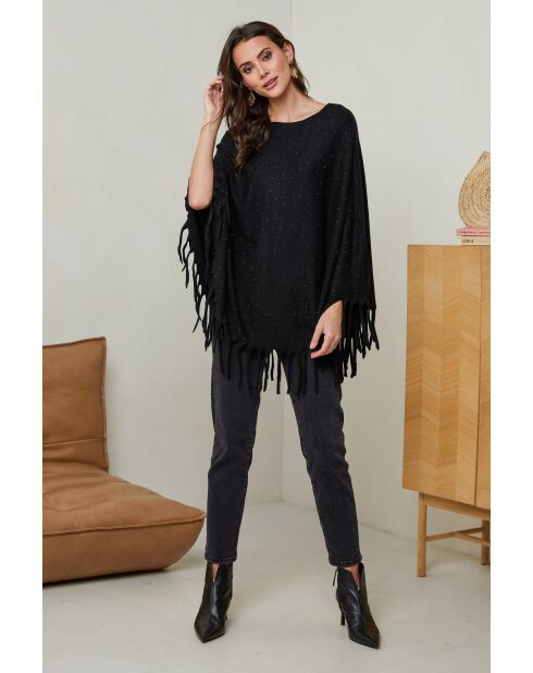 Poncho Marie nero