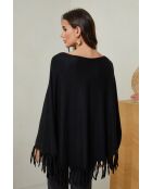 Poncho Marie nero