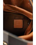 Bolsos de piel marrón - 25x14x22 cm - En buen estado